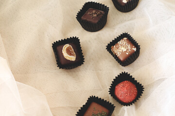 delicious expensive sweet chocolate candies