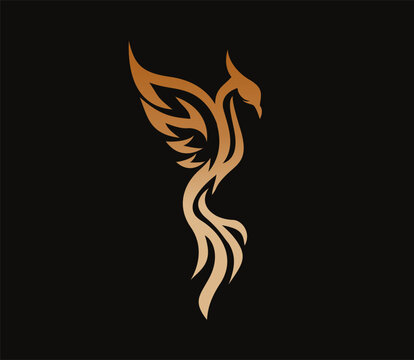 phoenix logo design, vector, icon, symbol, template