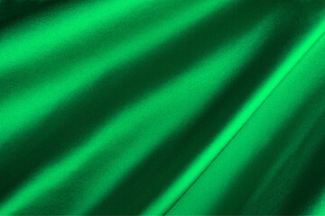 シルクのドレープ　緑