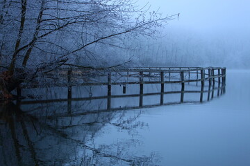 Lac  Gel&eacute; Hiver 2019