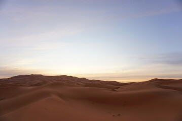Fototapeta premium モロッコの美しいサハラ砂漠