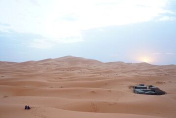 モロッコの美しいサハラ砂漠