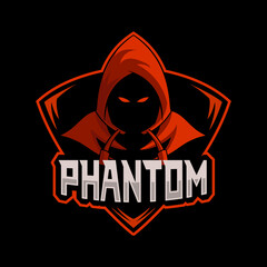 mascot of the red phantom esport logo