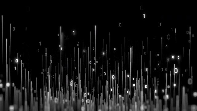 binary code encryption system background