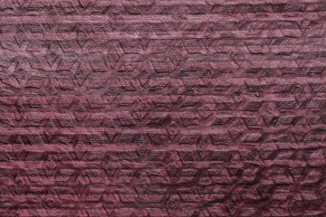 A beautiful purple color handmade paper of wrinkle texture with veins and fibers. Useful for background, 3d rendering.