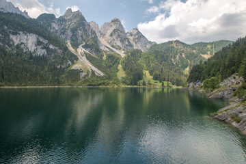 Fototapeta premium lake in the mountains - austria