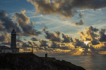 Atardecer en el Faro de Santander 2