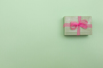 Organic Turkish Soap with Olive Oil Green Background