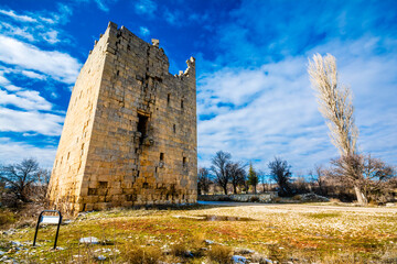 Hellenistic Tower, Diokaesareia ( Uzuncaburc ) Ancient City