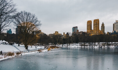Obraz premium Inside Central Park, New York City , USA
