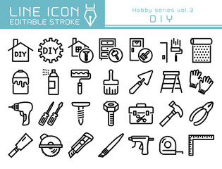ラインアイコン　ホビーシリーズvol.3　DIY