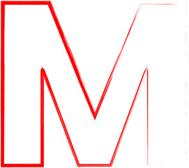 alphabet letter m