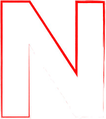 alphabet letter n