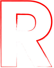 alphabet letter r