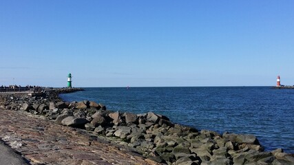 Ansicht aus Warnem&uuml;nde / Rostock