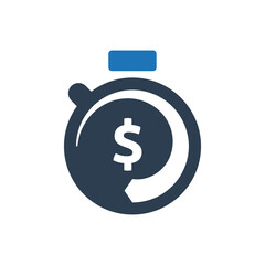 Financial efficiency icon