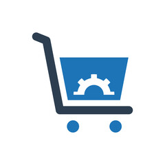 Shopping management icon