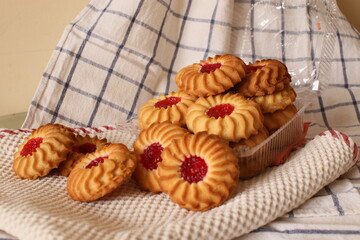 chip cookies on a plate