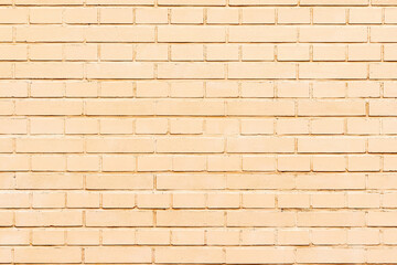 Obraz premium Brick wall painted pink. Unusual surface color