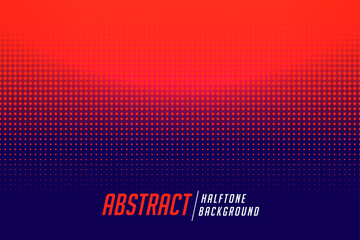 abstract red and blue halftone gradient background