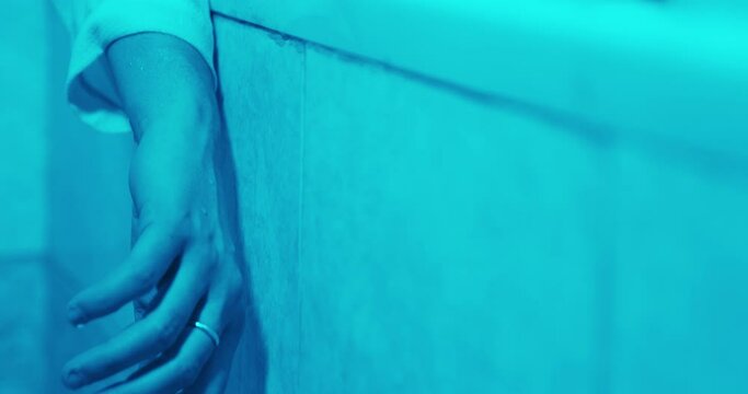 negative thoughts - sad girl in the tub thinks about the wrong things she did