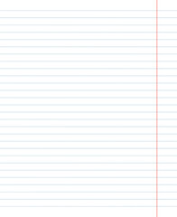 Grid paper. Abstract striped background with color horizontal lines. Geometric pattern for school, wallpaper, textures, notebook. Lined paper blank isolated on transparent background.