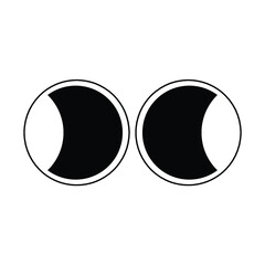 Moon14 . Space Planet moon star astronomy science galaxy darkmoon sunrise sunset eclipse lunar abstract sun dark lineart, abstrak, vector, symbol, logo, icon, sign, Illustration Minimalist.