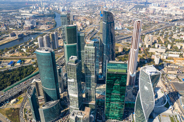 Moscow city downtown, Russia