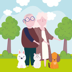 grandma grandpa pets