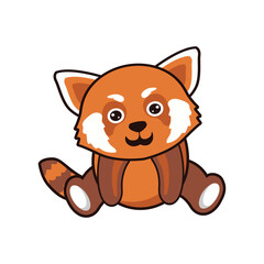 panda bear logo isolated on white background. vector illustration