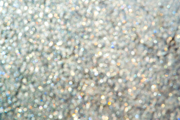 bokeh background with soft light: defocused multiple colorful lights