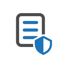 Document shield icon