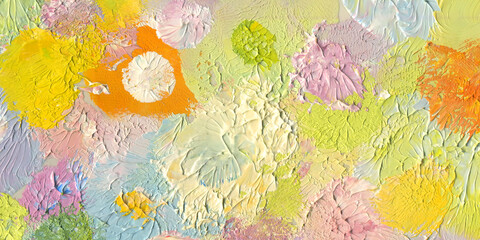 Happy abstract background in pastel positive color as kids room wallpaper, pattern, art print, tv art, etc. 