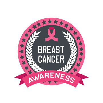 breast cancer awareness logo for men and women infographic