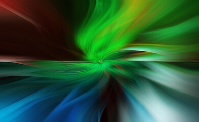 Digital Illustration Vibrant Abstract Background