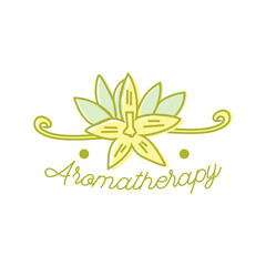 essential oil aromatherapy isolated on white background. vector illustration