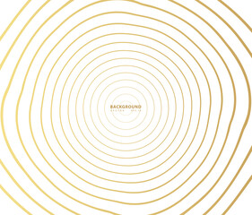 Abstract Gold luxurious color vector circle halftone background. Gradient retro line pattern design, golden graphic, Modern decoration for websites, posters, banners, template EPS10 vector