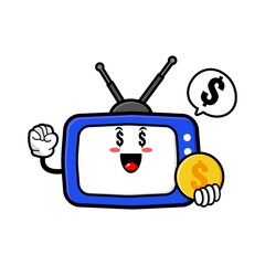 cute tv cartoon mascot character