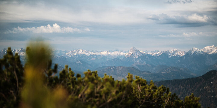 Alpen Winterlandschaft - Panorama