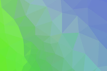 Fototapeta na wymiar Abstract green vivid wallpaper mosaic background. Geometric triangle
