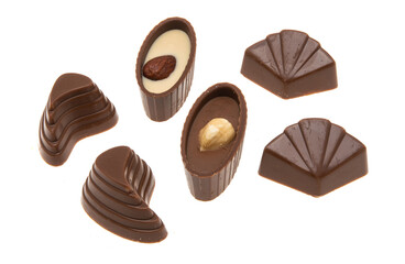 chocolate candy isolated