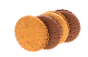 double biscuit isolated