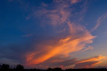 Kazakhstan. Endless steppes, going beyond the horizon, every day allow you to watch such beauty.