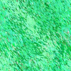 Seamless pattern of abstract elements in green bright shades for textiles.