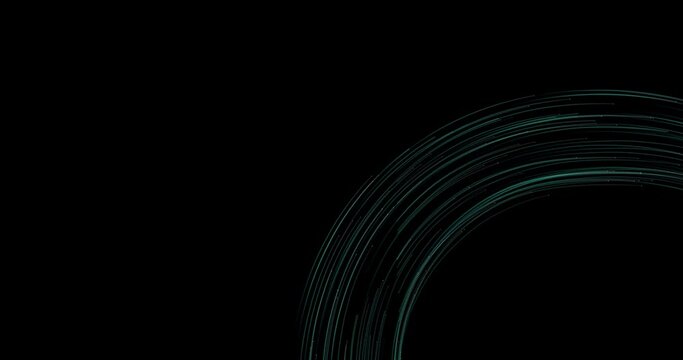 High technology interface HUD display in abstract background. Network interface and data transfer
