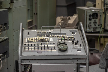 Electronic equipment from a cold war nuclear bunker in Scotland
