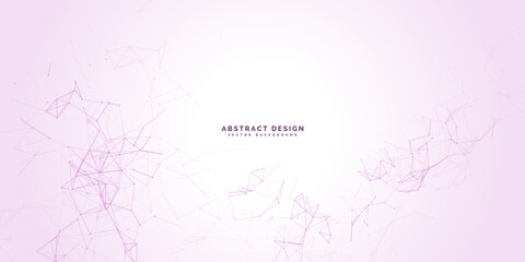 Abstract dynamic motion lines and dots background with colorful particles. Digital streaming background. Plexus stream background. Technology vector illustration