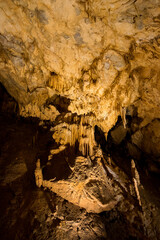 In Potpecka cave in Serbia