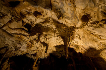 In Potpecka cave in Serbia