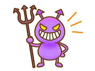 虫歯菌のイラスト素材